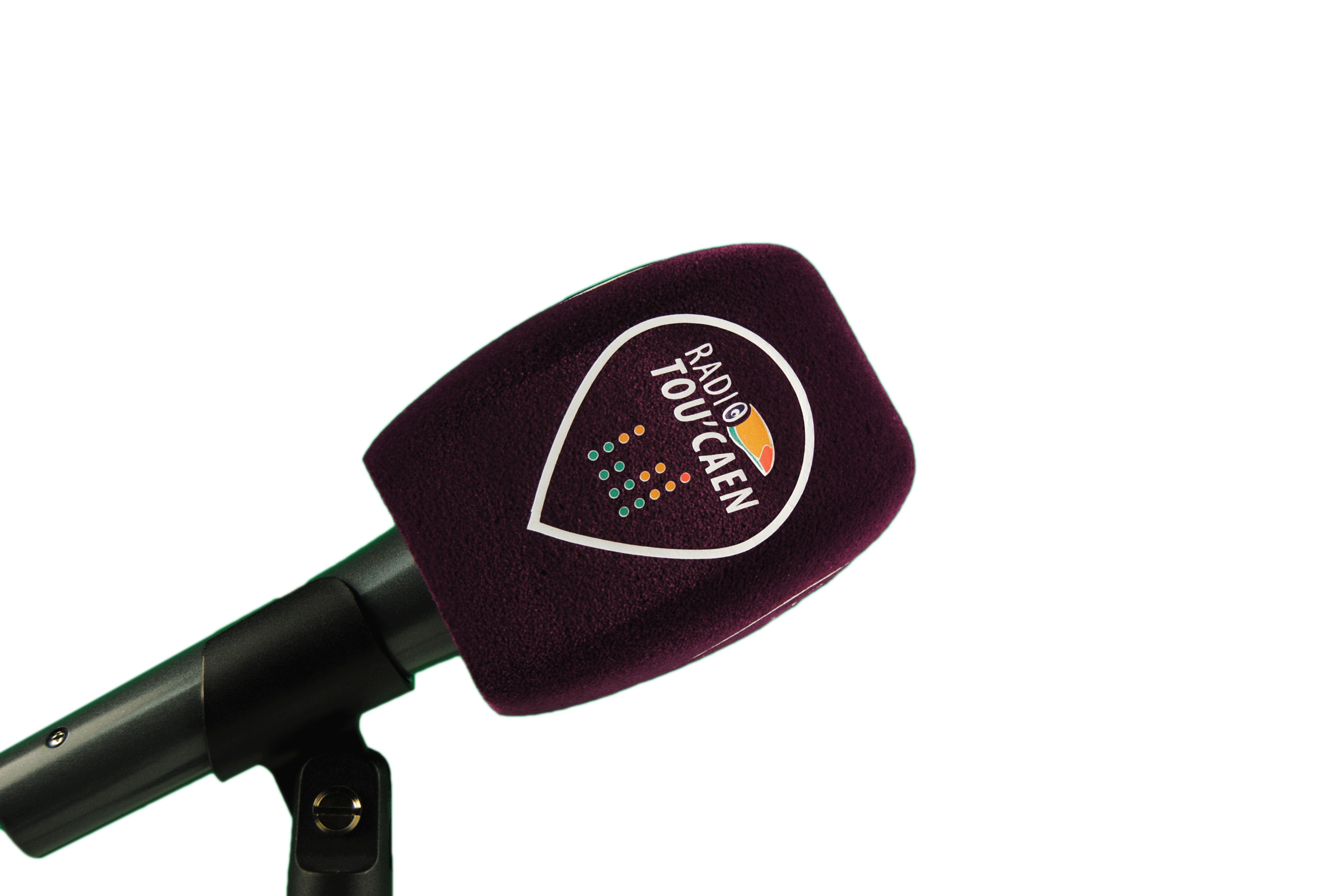 Bonnettes de 4 faces microphone Bonnette micro personnalisée avec logo ...